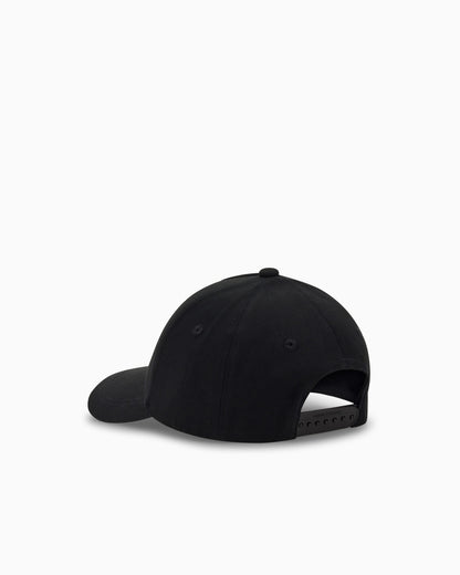 Six-panel baseball cap in cotton twill with logo Essential