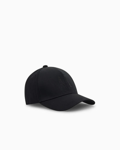 Cotton twill baseball cap with an embroidered logo Icon