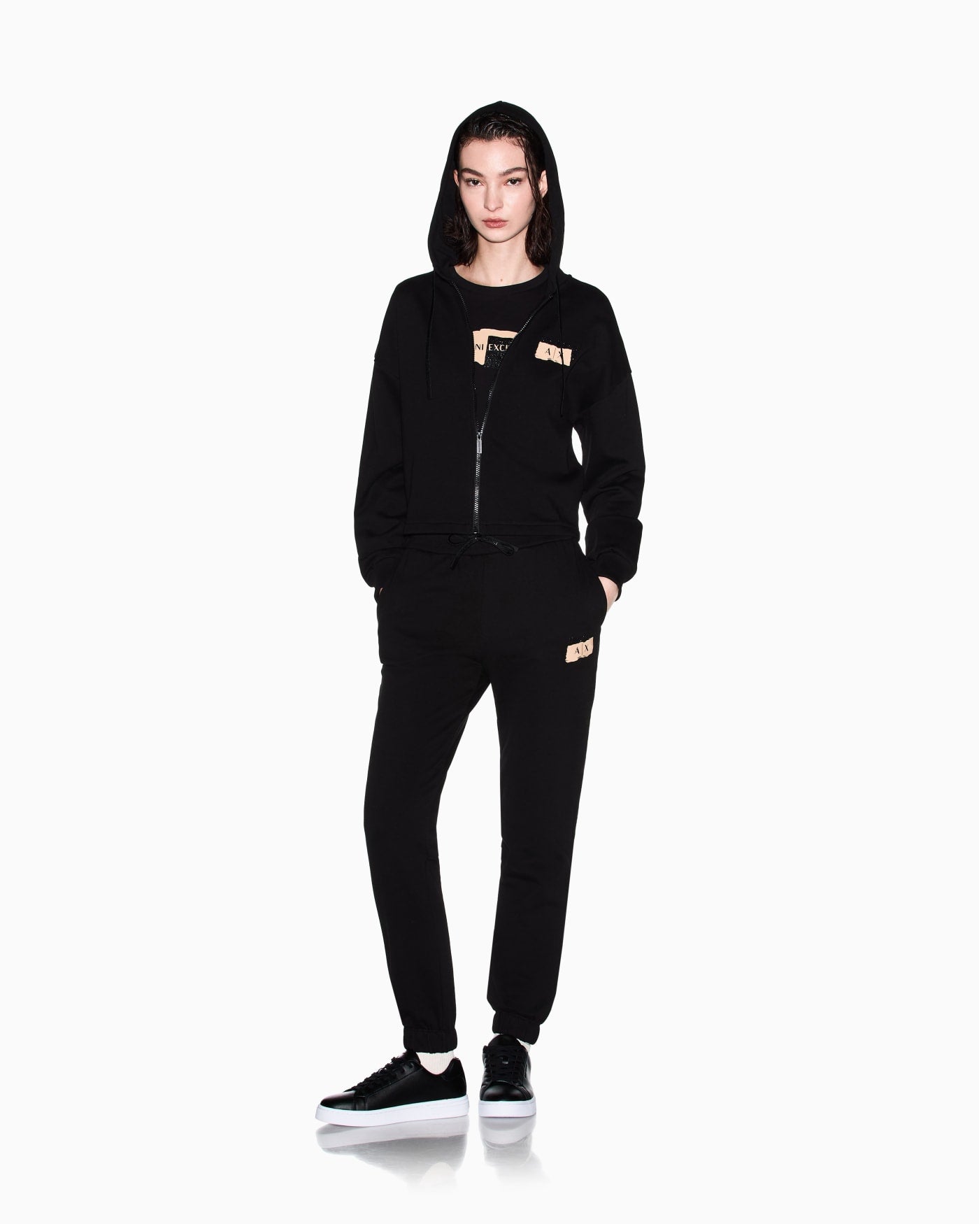 French Terry Cotton Zip-Up Sweatshirt