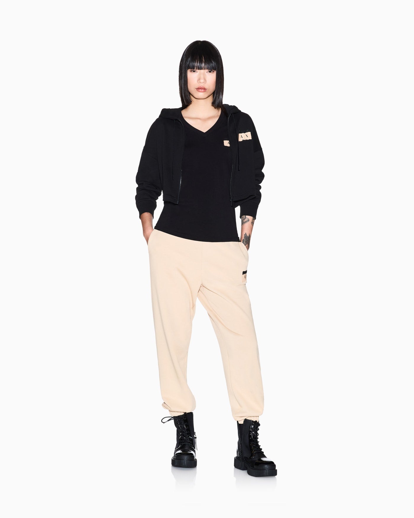 Slim fit T-shirt in stretch cotton jersey