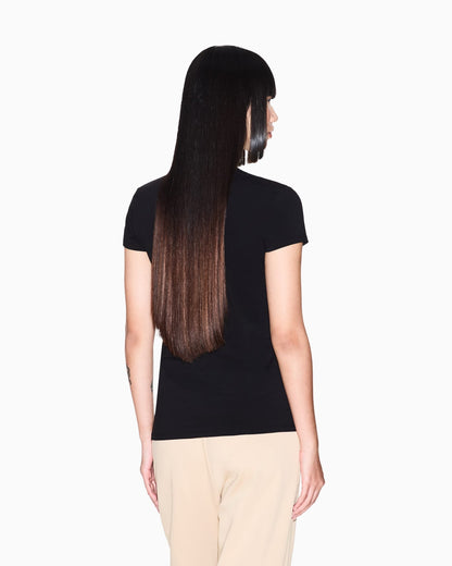 Slim fit T-shirt in stretch cotton jersey