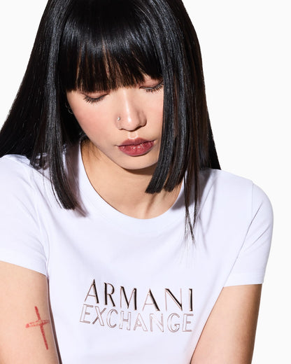 Slim Fit T-shirt in Stretch Cotton Jersey