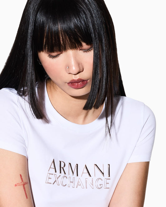 Slim Fit T-shirt in Stretch Cotton Jersey