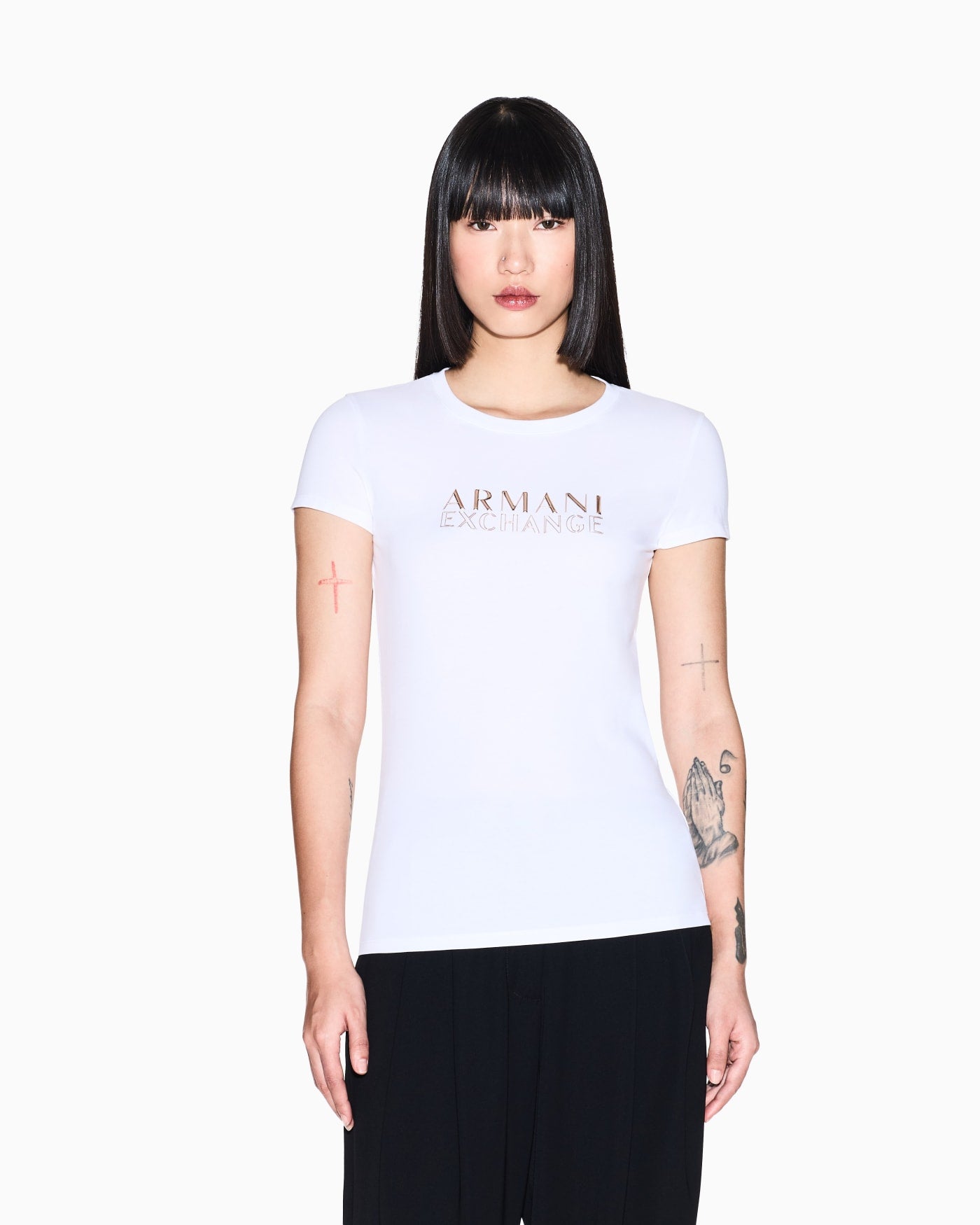 Slim Fit T-shirt in Stretch Cotton Jersey
