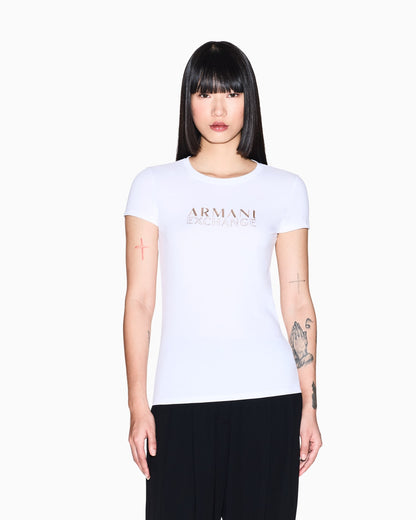 Slim Fit T-shirt in Stretch Cotton Jersey