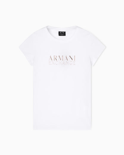 Slim Fit T-shirt in Stretch Cotton Jersey