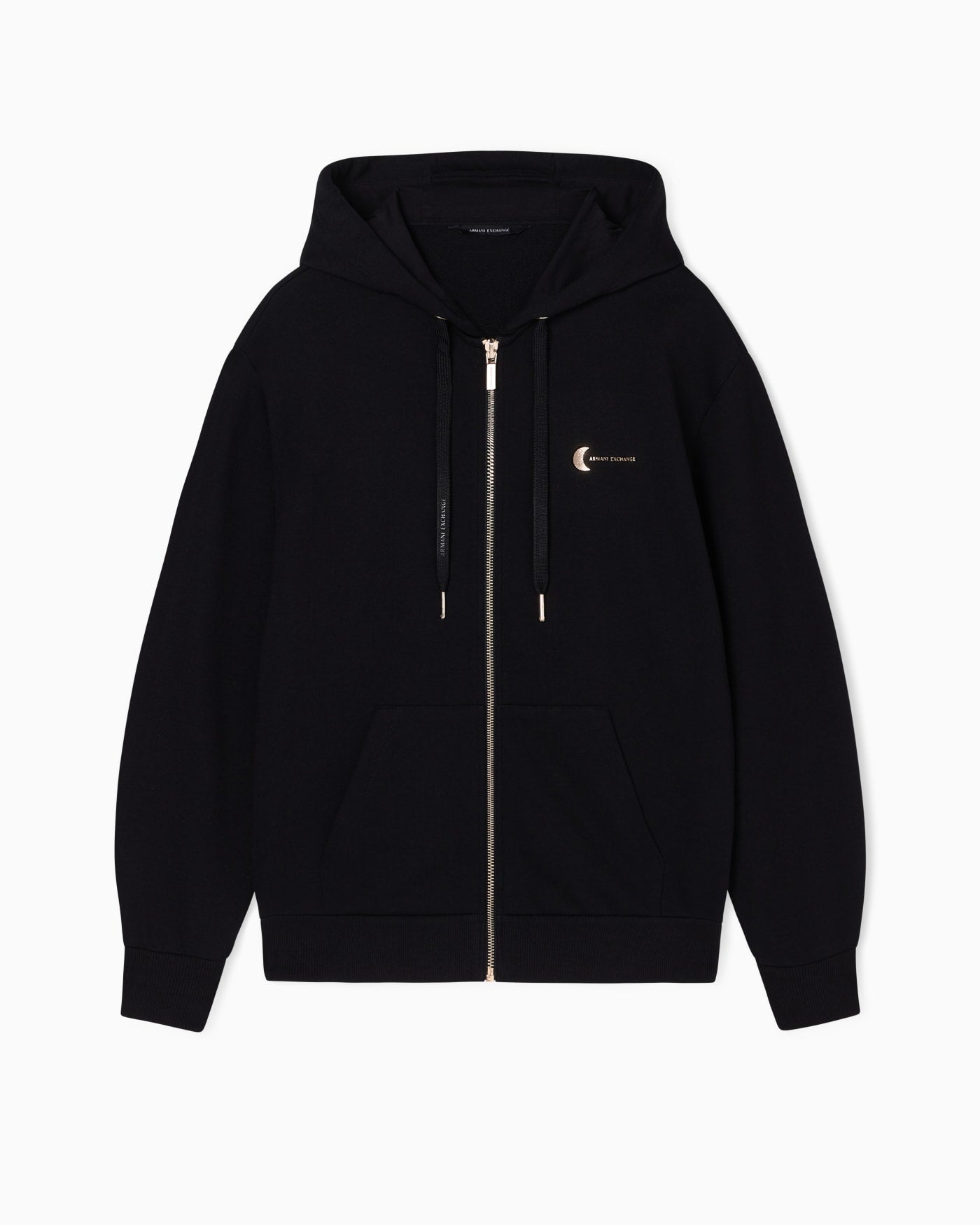 Zip-Up Sweatshirt in French Terry Cotton