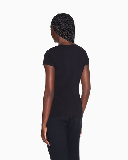 Slim fit T-shirt in stretch cotton jersey