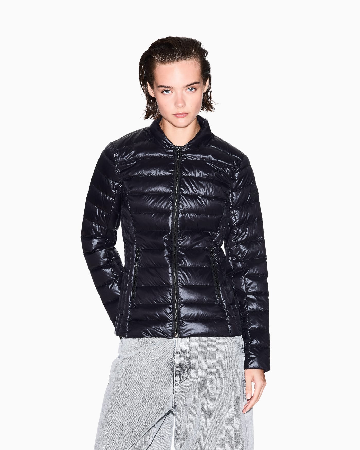 Packable down jacket woman