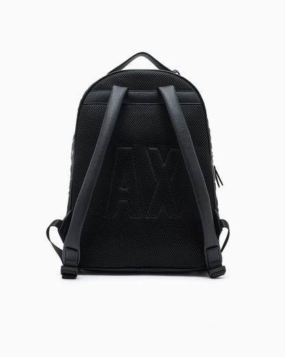 Backpack with allover logo