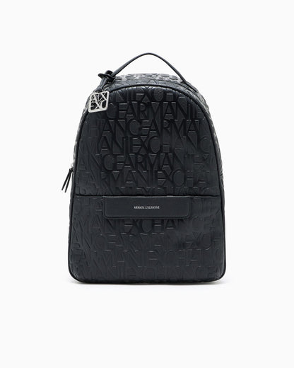 Backpack with allover logo