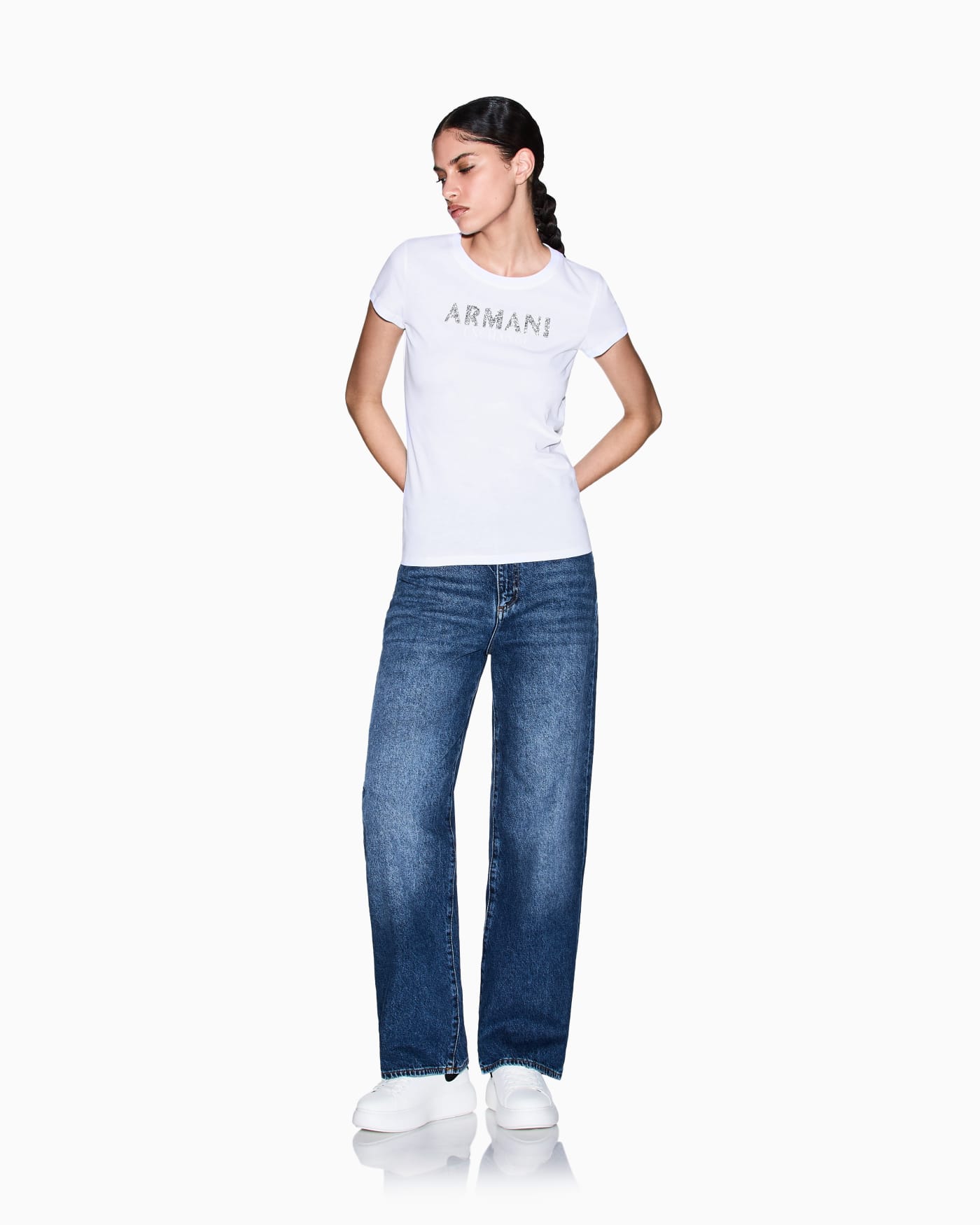 Slim fit T-shirt in cotton jersey