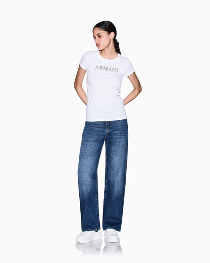 Slim fit T-shirt in cotton jersey