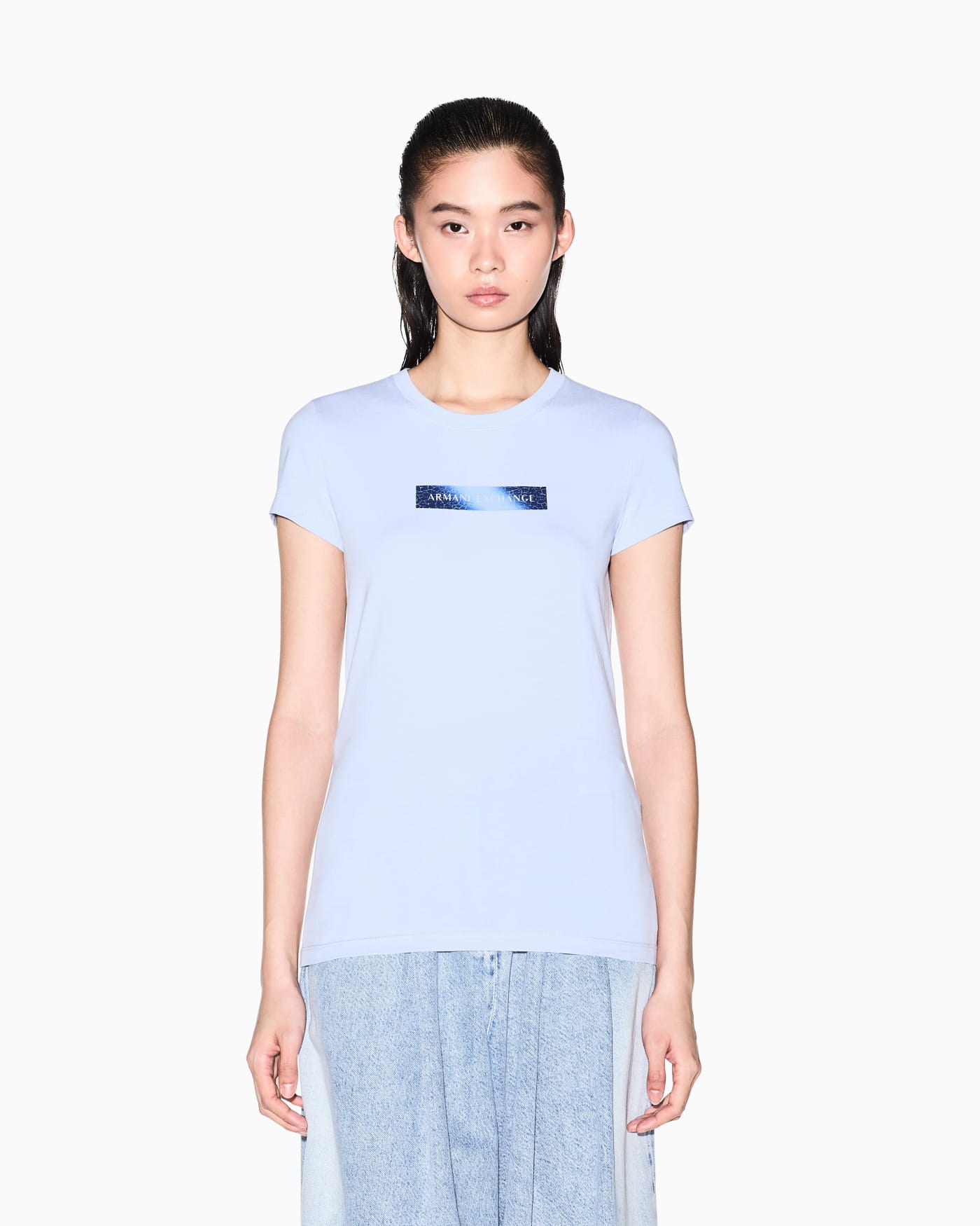 Slim Fit T-Shirt in Stretch Cotton Jersey