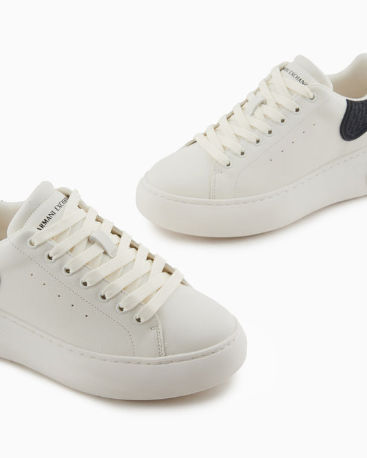 Vintage effect sneaker woman