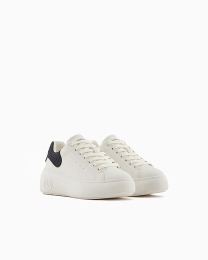 Vintage effect sneaker woman
