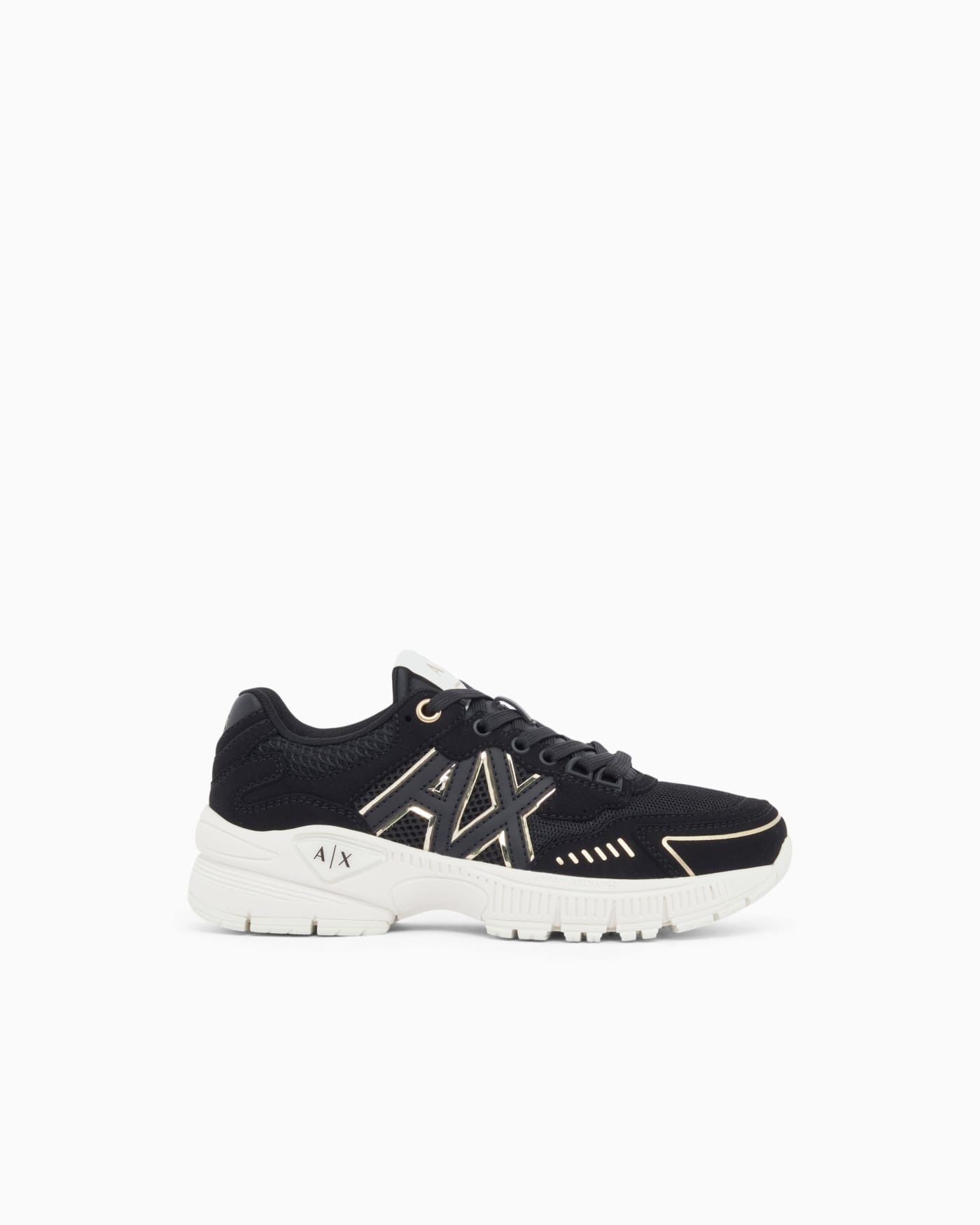 Sneakers in mesh and nylon with rubber sole