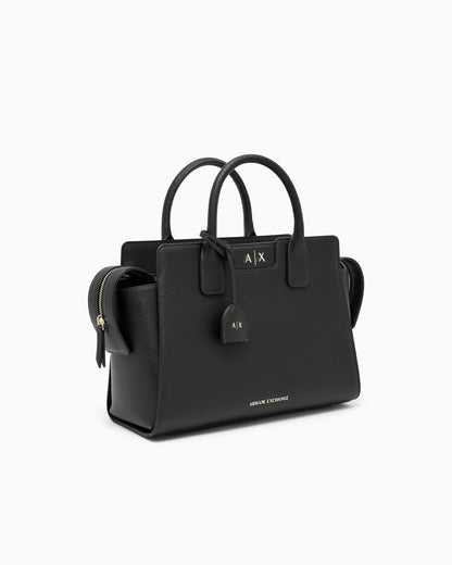 Tote bag in coated fabric