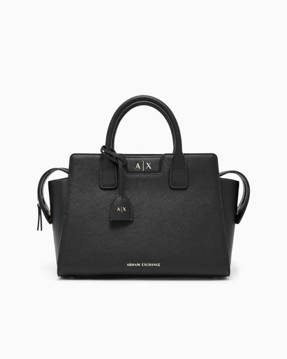 Tote bag in coated fabric