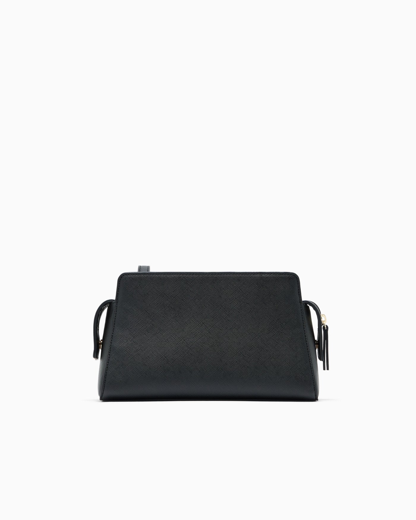 Crossbody messenger bag with outside coating
