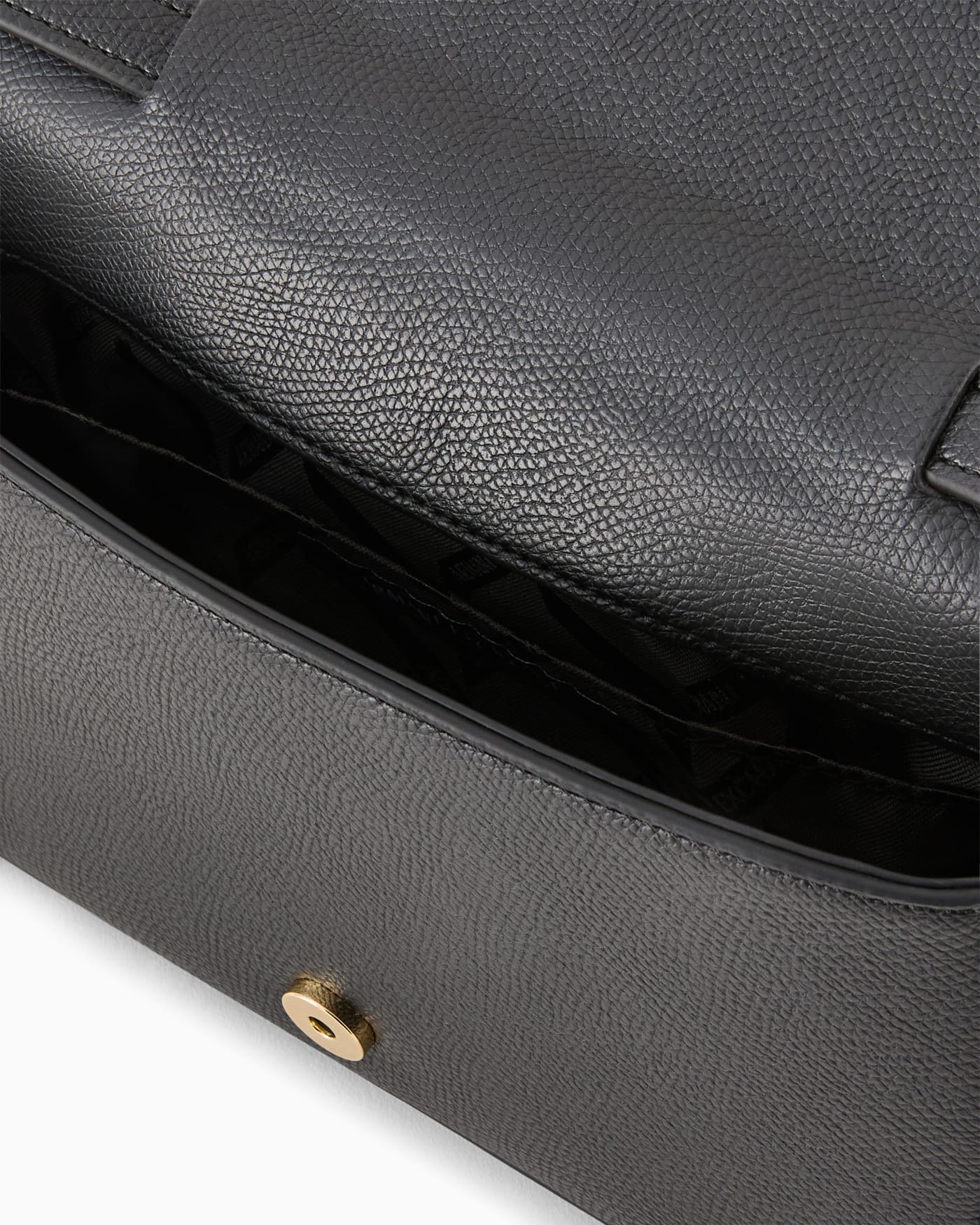 Clutch mini bag in coated fabric
