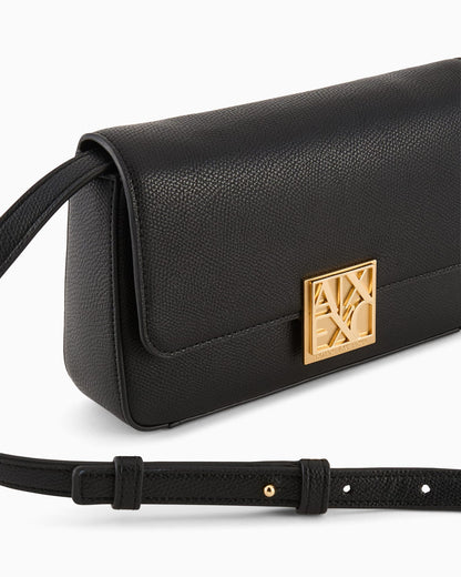 Clutch mini bag in coated fabric