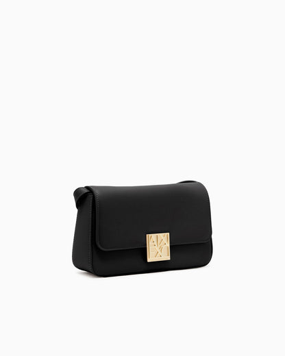 Clutch mini bag in coated fabric
