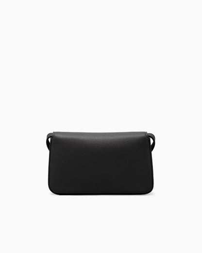 Clutch mini bag in coated fabric
