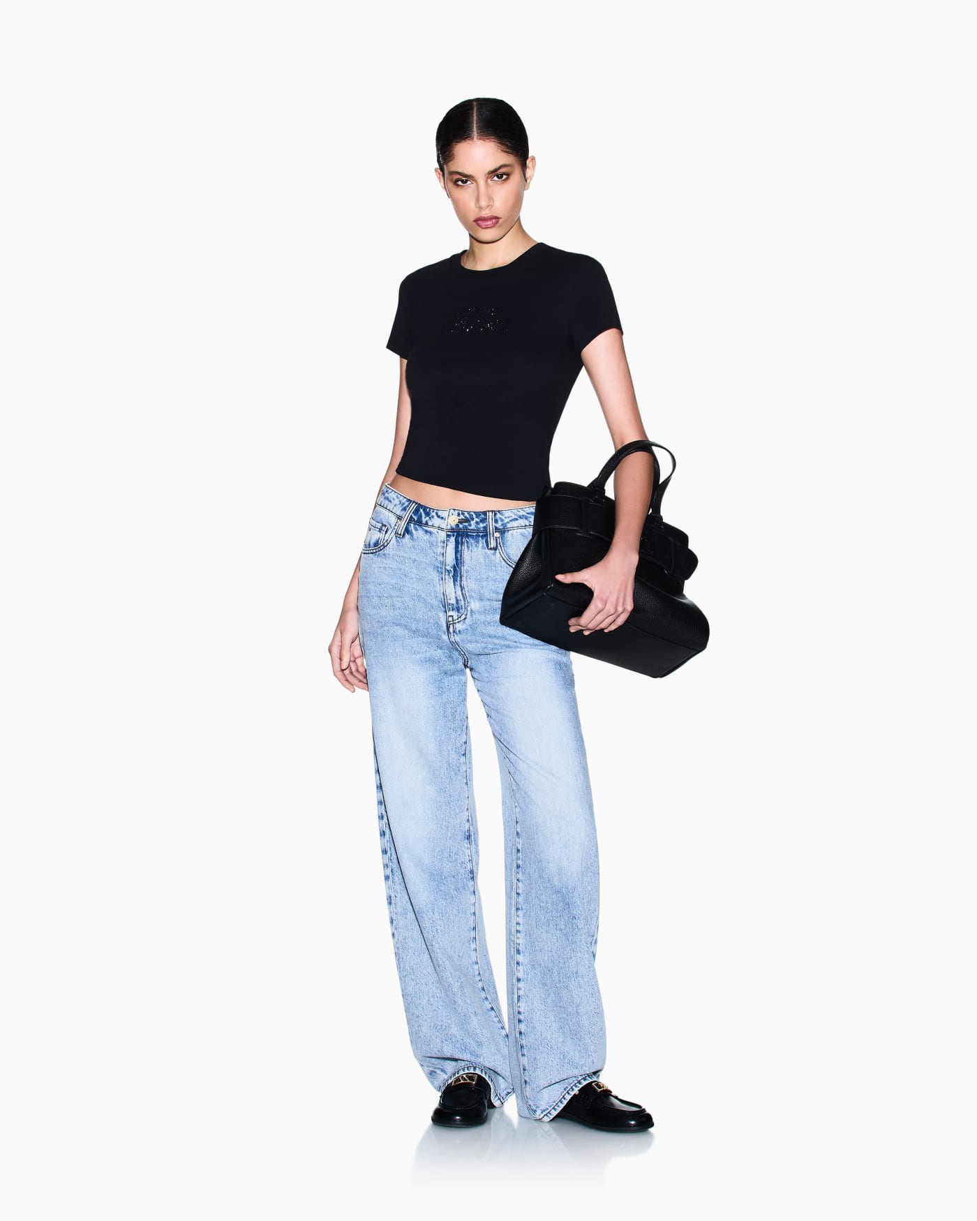 Slim fit T-shirt in stretch cotton jersey