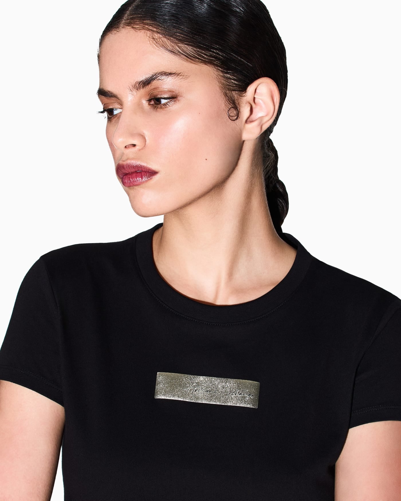 Slim fit T-shirt in cotton jersey
