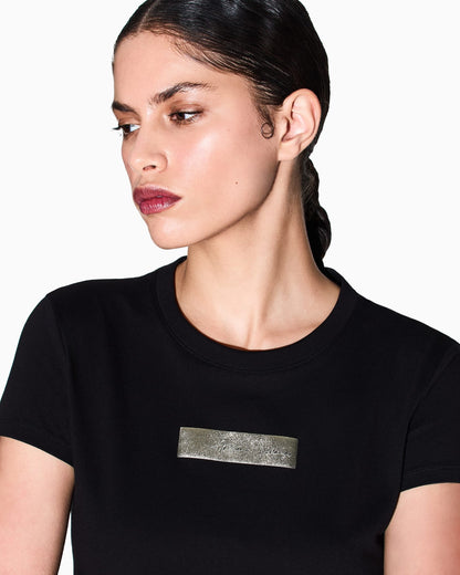 Slim fit T-shirt in cotton jersey