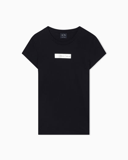 Slim fit T-shirt in cotton jersey