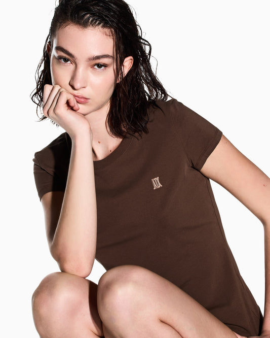 Slim fit T-shirt in stretch cotton jersey