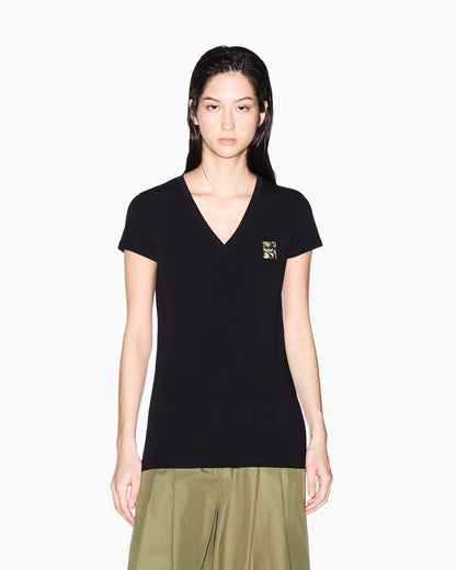 Slim Fit T-shirt in Stretch Cotton Jersey