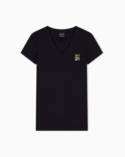 Slim Fit T-shirt in Stretch Cotton Jersey