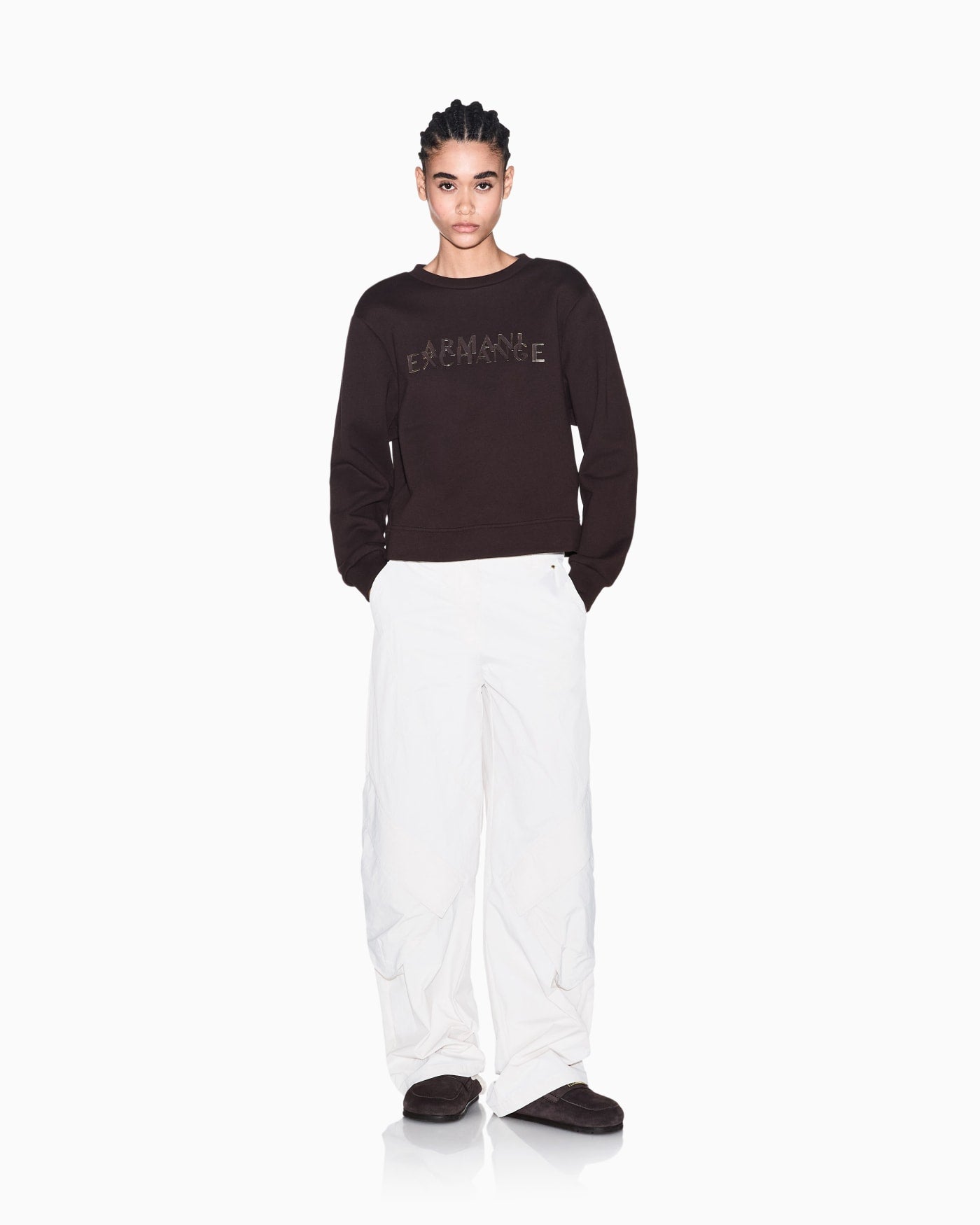 sweatshirt in cotton French terry