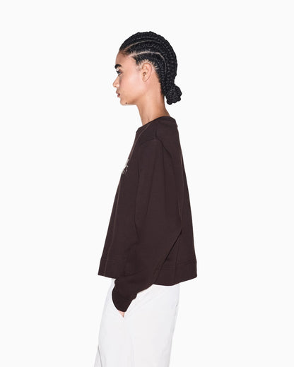 sweatshirt in cotton French terry