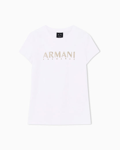 slim fit t-shirt in organic cotton stretch jersey