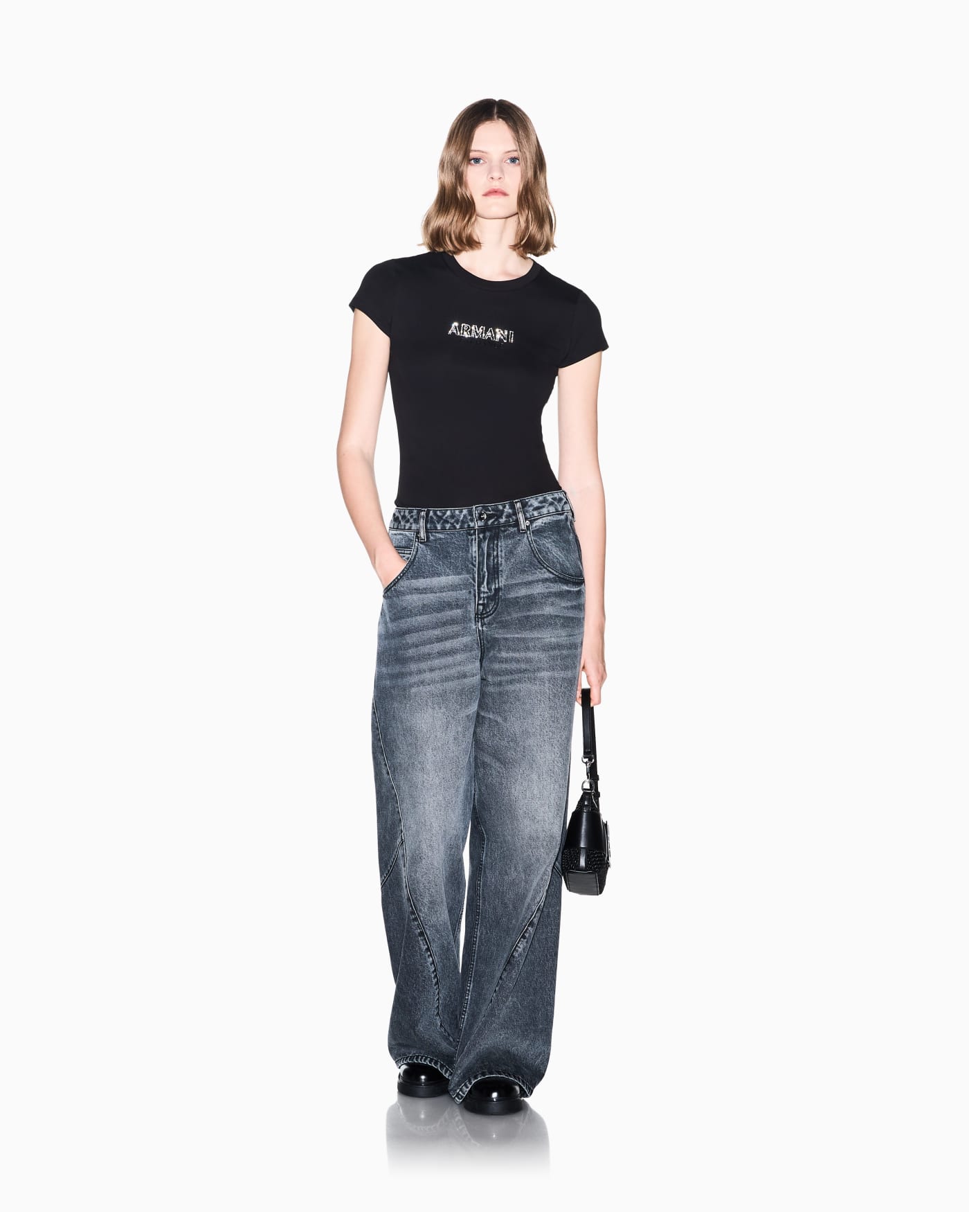 slim fit t-shirt in cotton jersey