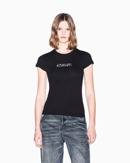 slim fit t-shirt in cotton jersey