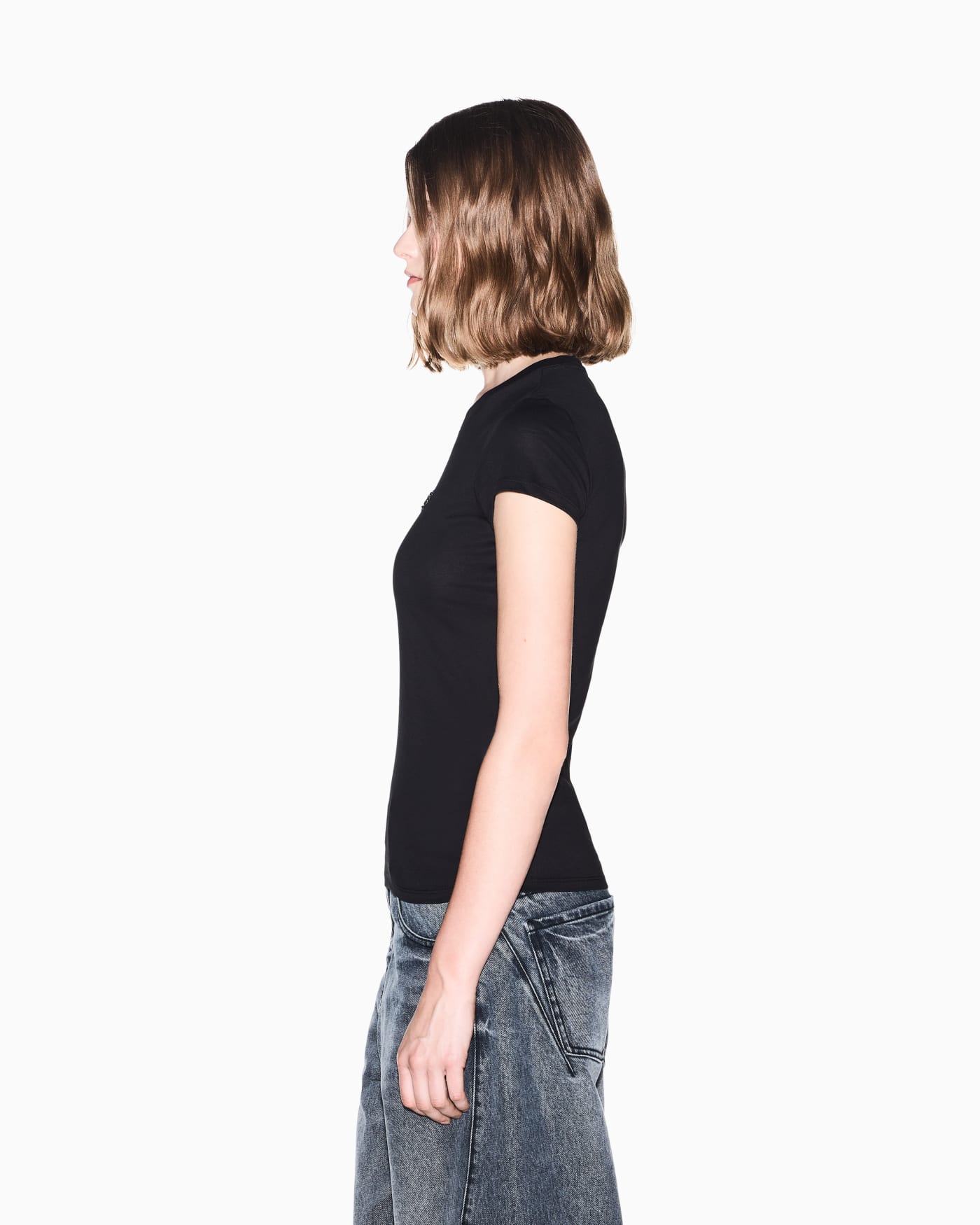 slim fit t-shirt in cotton jersey