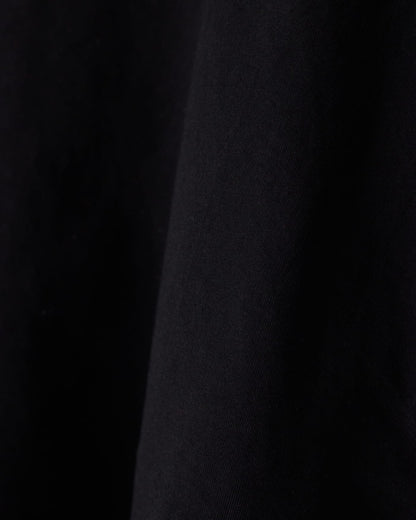 Cropped crew neck t-shirt in organic cotton jersey