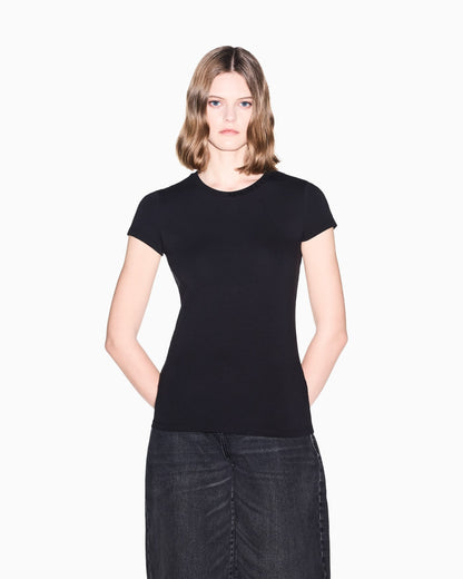 slim fit t-shirt in organic cotton stretch jersey