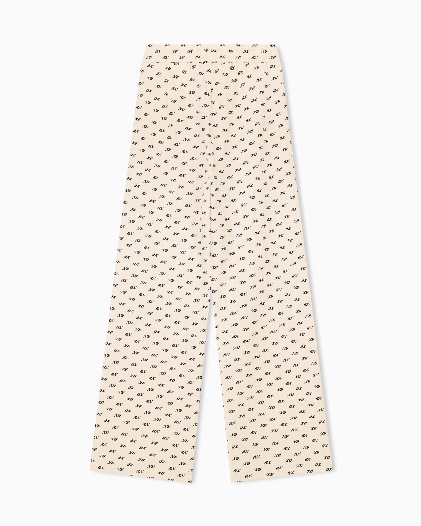 regular fit trousers in organic cotton with allover print