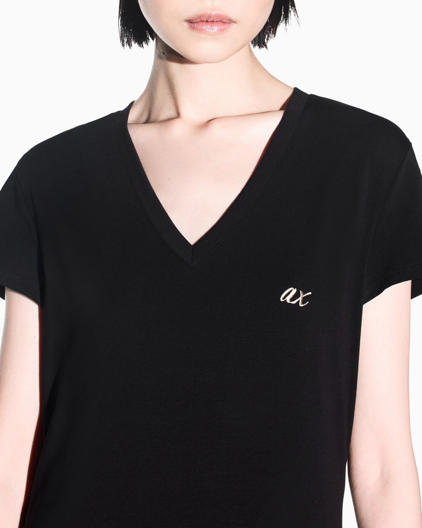 slim fit t-shirt in stretch cotton jersey
