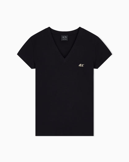 slim fit t-shirt in stretch cotton jersey