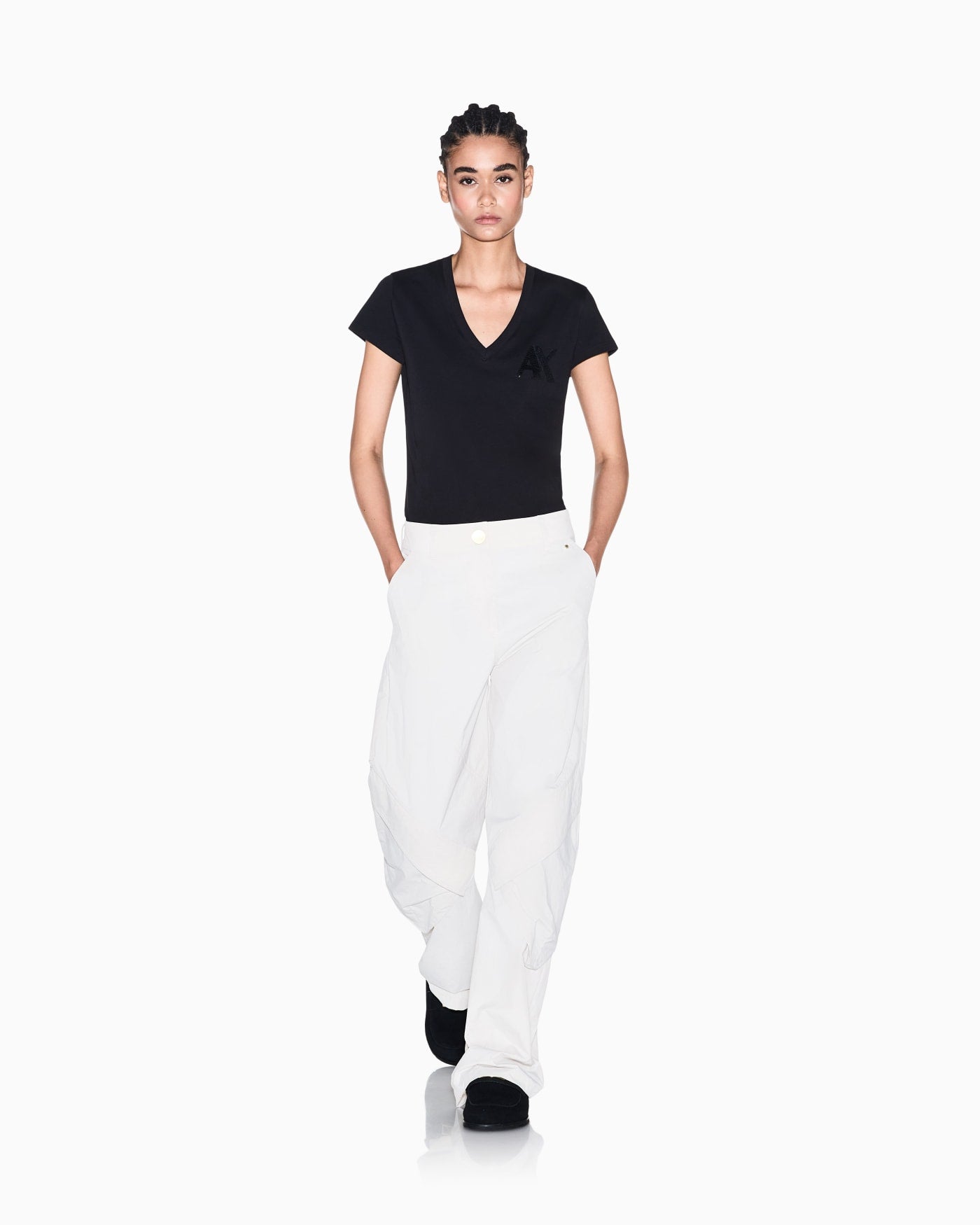 slim fit t-shirt in cotton jersey