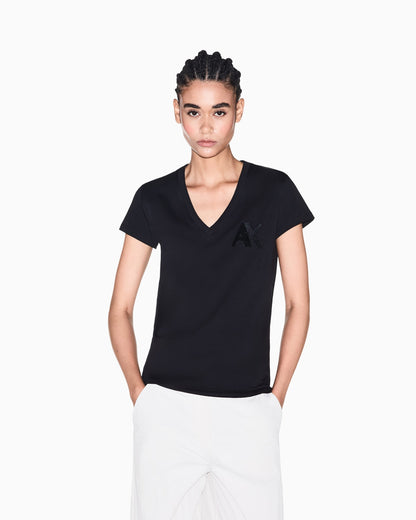 slim fit t-shirt in cotton jersey