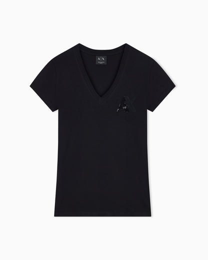 slim fit t-shirt in cotton jersey