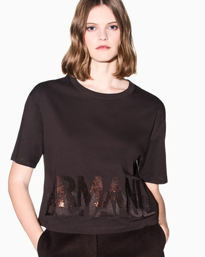 regular t-shirt in cotton jersey